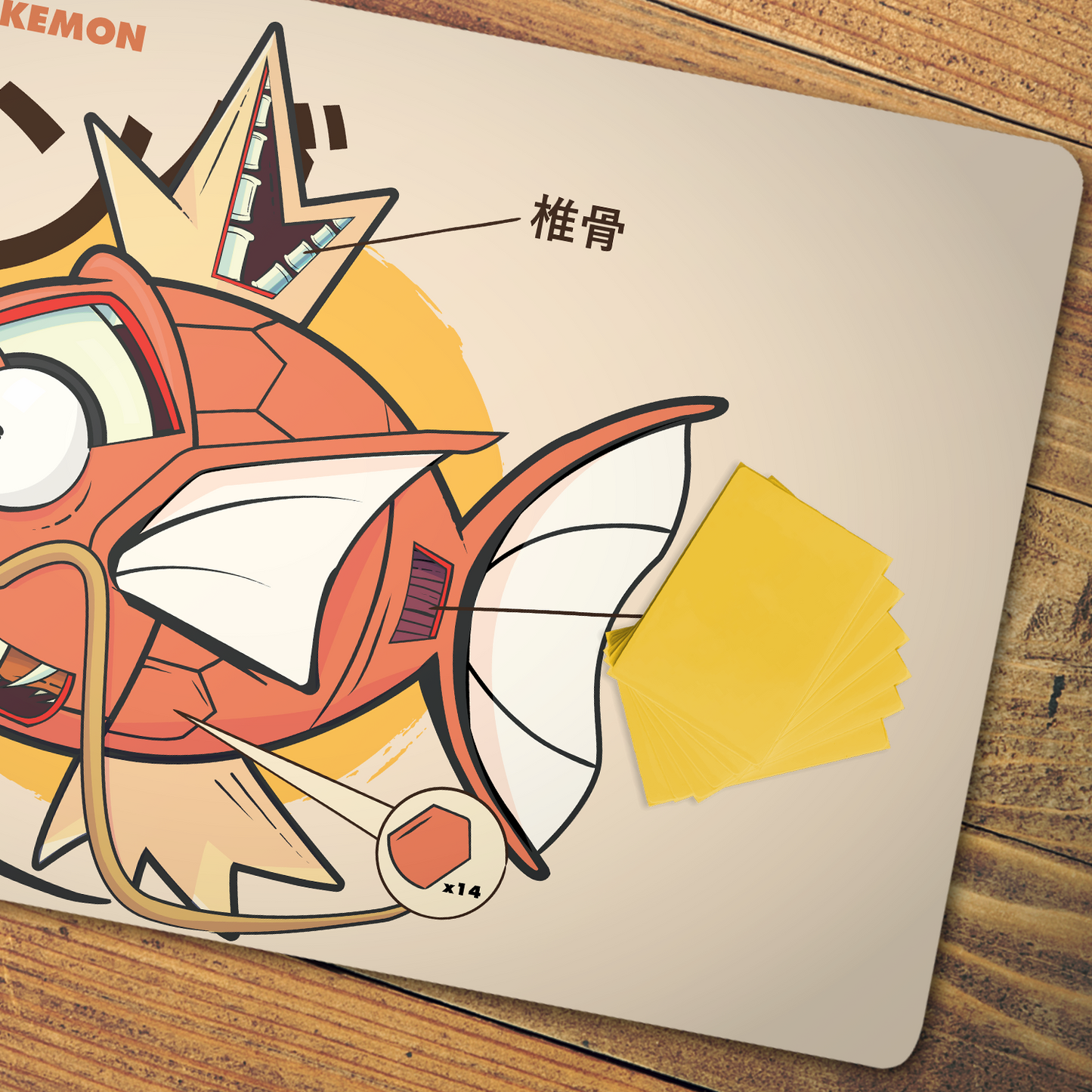 Magikarp Anatomy Playmat image 1